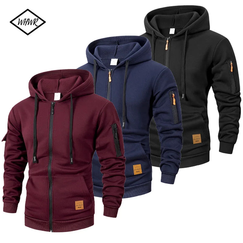 Men’s Slim Fit Zip Hoodie